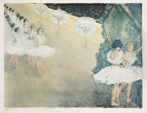 Le Ballet Oil Painting by Alexandre Lunois