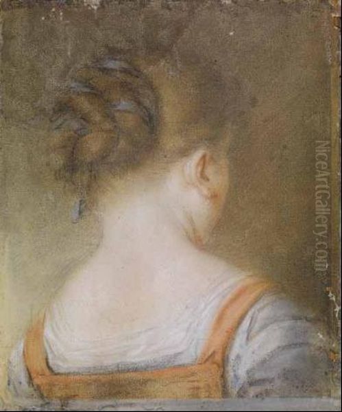 Figura Di Donna Vista Di Spalle Oil Painting by Benedetto Luti