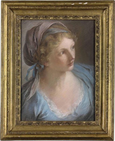 Portrait Of A Girl Oil Painting by Benedetto Luti