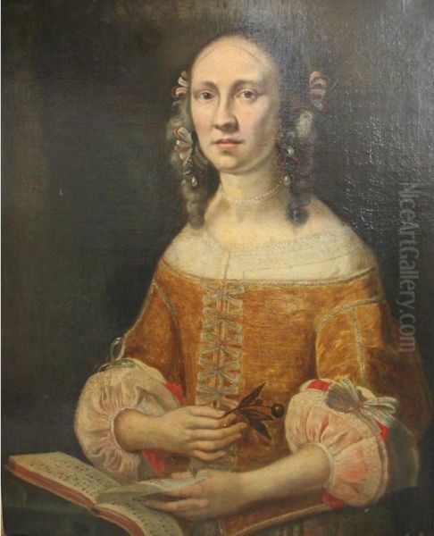 Portrait Of A Lady Oil Painting by Isaac Luttichuys