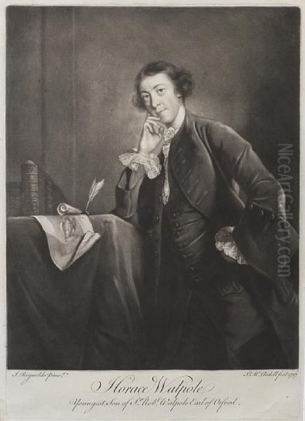 Walpole Horace Oil Painting by James Macardell