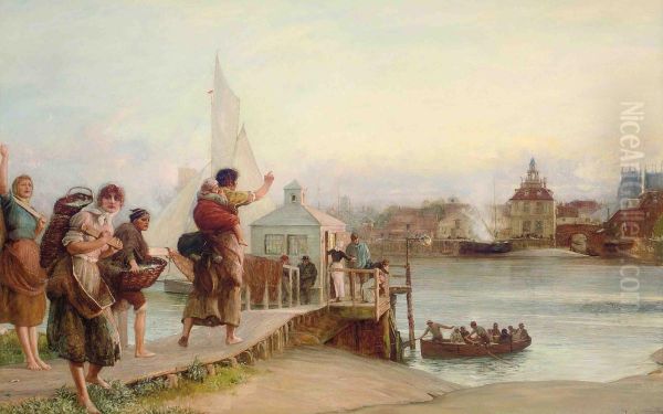 Lynn Ferry Oil Painting by Robert Walker Macbeth