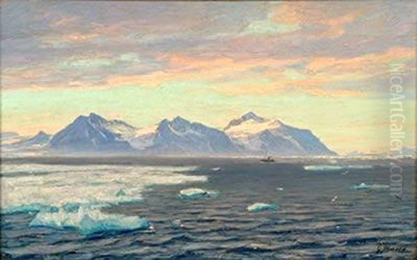 Spitsbergen Oil Painting by Georg Macco