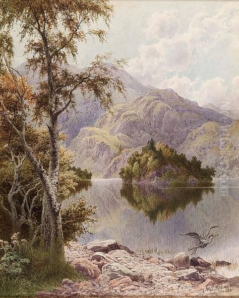 Loch Katrine Oil Painting by James Macculloch