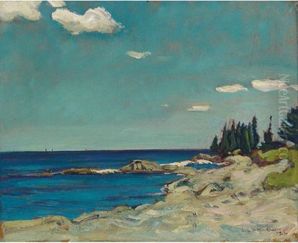 Nova Scotia Shore Oil Painting by James Edward Hervey MacDonald