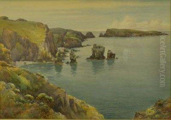 The Bastioned Crags Of Sark by William Alister Macdonald