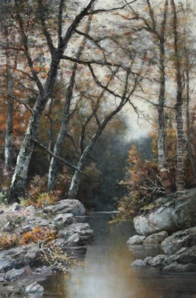 Autumn, New England Oil Painting by William Macdowell