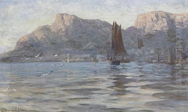 Table Bay Oil Painting by Edward C. Churchill Mace