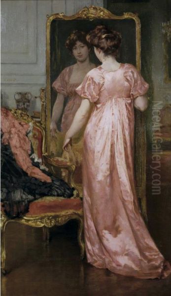 Vanity Oil Painting by Walter MacEwen