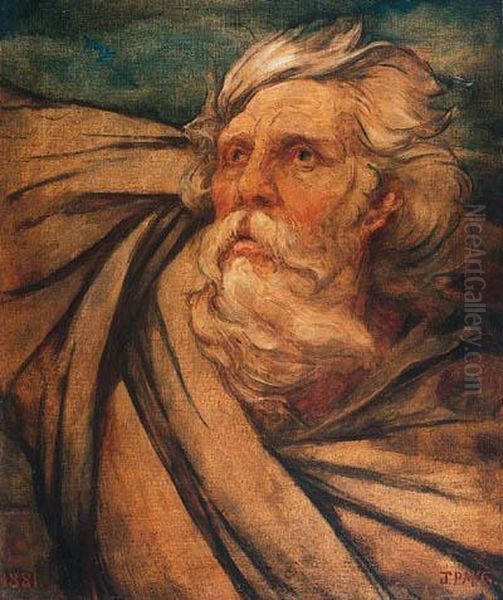 King Lear Blow, Winds, And Crack Your Cheeks! Rage, Blow Oil Painting by James Pittendrigh Macgillivray