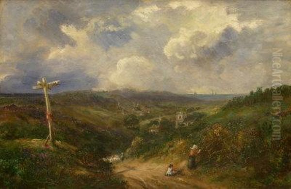 Pretty Corner Cromer Oil Painting by William York MacGregor