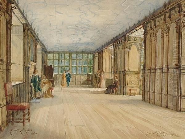 The Ball Room, Haddon Hall Oil Painting by Duncan Mackellar