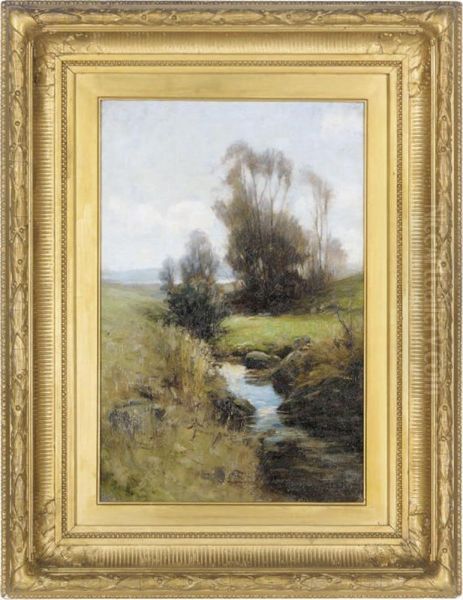 The Glenan Burn, Helensburgh Oil Painting by James Hamilton Mackenzie