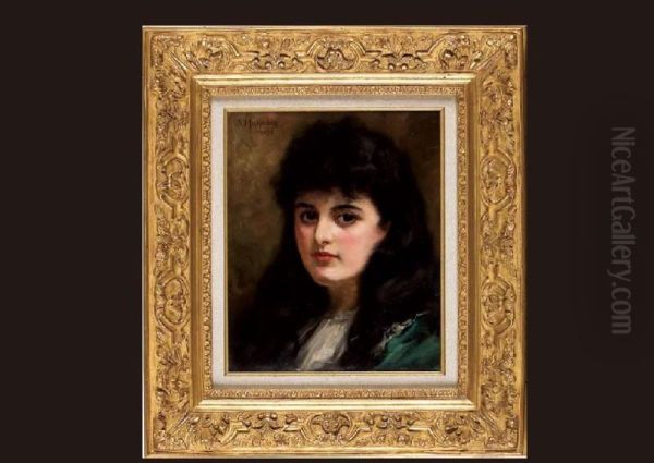 Woman Oil Painting by William Gibbs Mackenzie