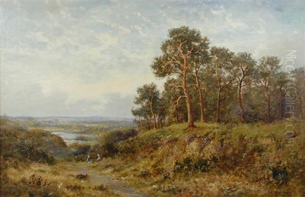 Picnickers In The Ashdown Forest Oil Painting by William Murray Mackenzie