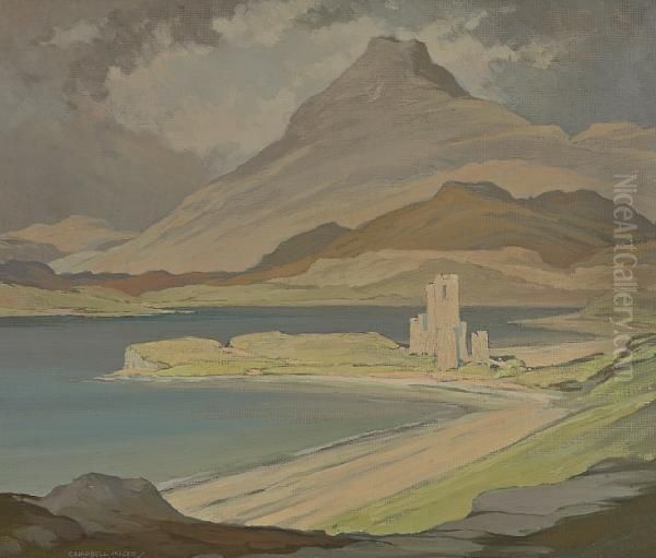 Assynt Oil Painting by Campbell Mackie