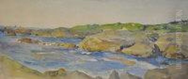 West Coast Seascape Oil Painting by Charles Hodge Mackie