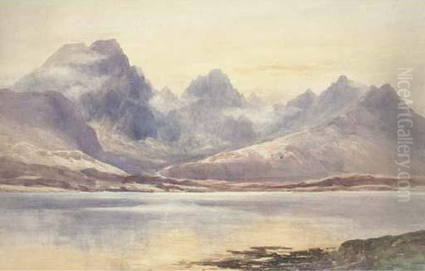 The Cuillins Oil Painting by Finlay Mackinnon