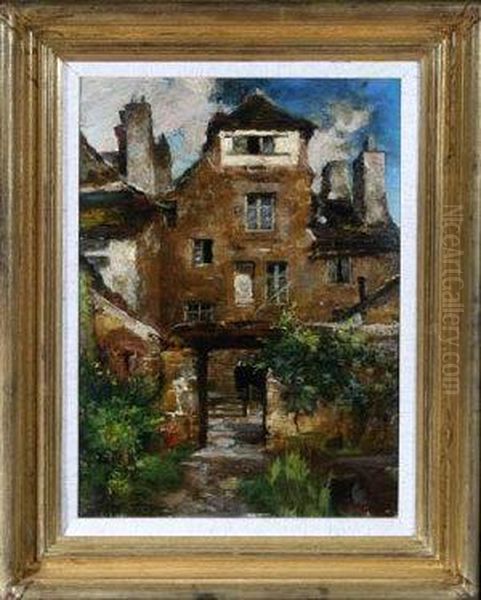 A House In Treguier Oil Painting by Thomas Eyre Macklin