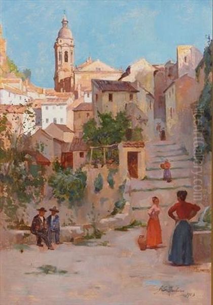 Loja Oil Painting by John Stewart Maclaren