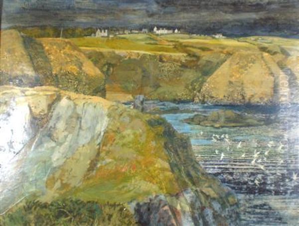 Muchalls Oil Painting by Jean Munro Maclean