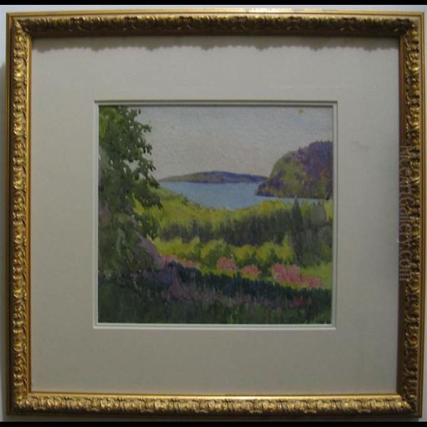 Northern Bush; Redstone Lake; Spring Light Oil Painting by Thomas Wesley Maclean