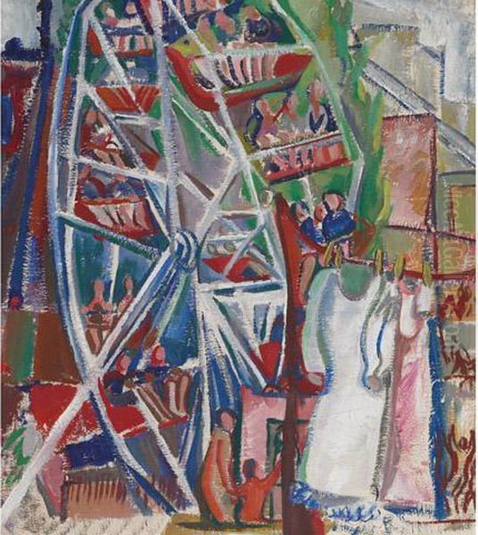 The Ferris Wheel Oil Painting by Pegi Nicol Macleod