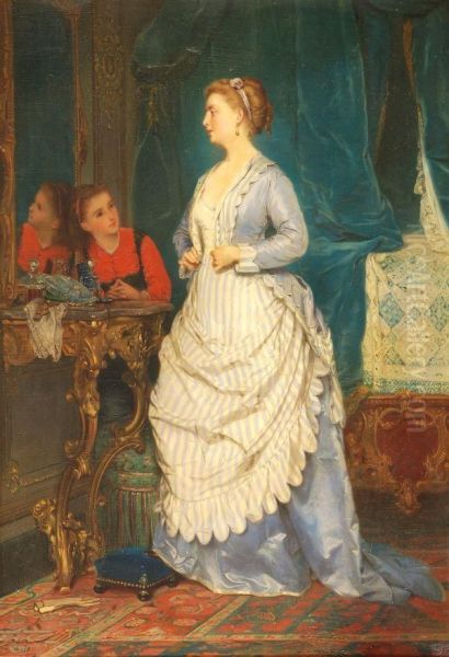 The Dressing Room Oil Painting by Daniel Maclise