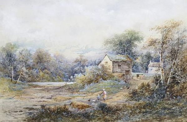 'elterwater'; 'on The Derwent' Oil Painting by John MacPherson