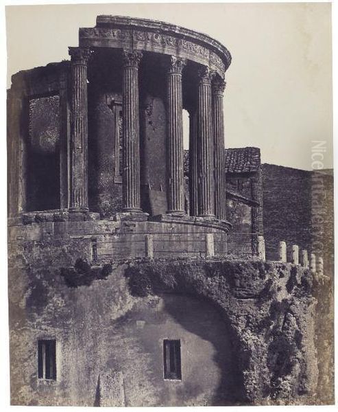 Temple De La Sibylle Tivoli Oil Painting by Robert Macpherson