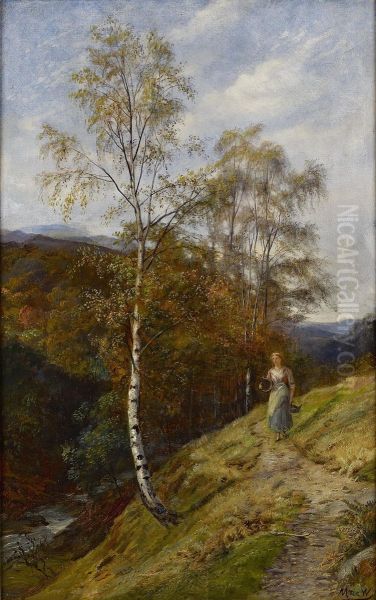 A Path In The Trossachs Oil Painting by John MacWhirter