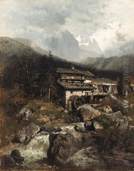 The Old Mill Oil Painting by William Starbuck Macy