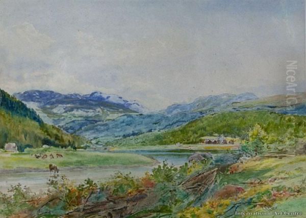 Nelson Landscape Oil Painting by John Mcintosh Madden