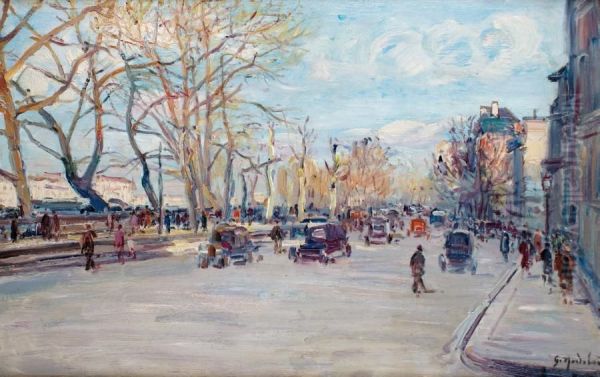 Paris Oil Painting by Gustave Madelain