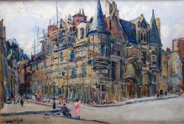 Paris Oil Painting by Gustave Madelain