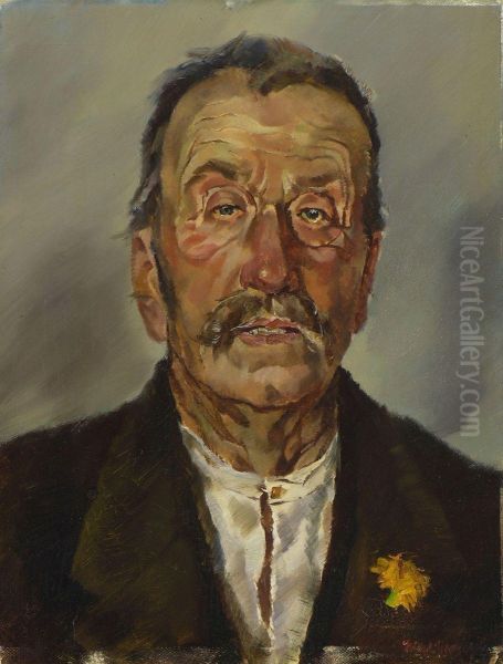 Franz Westernacher Oil Painting by Hiasl Maier-Erding