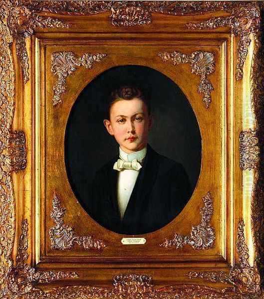 Retrato De Infante Oil Painting by Albert Pierre Rene Maignan