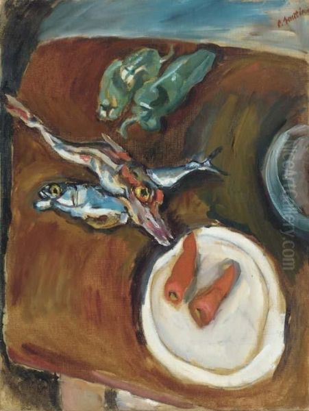 ChaiÂ¯m Soutine (1893 - 1943) 

Lot Title Oil Painting by Maitre Aux Beguins Paris