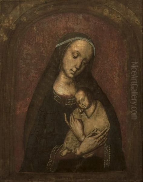 The Virgin And Child Oil Painting by Maitre De Flemalle