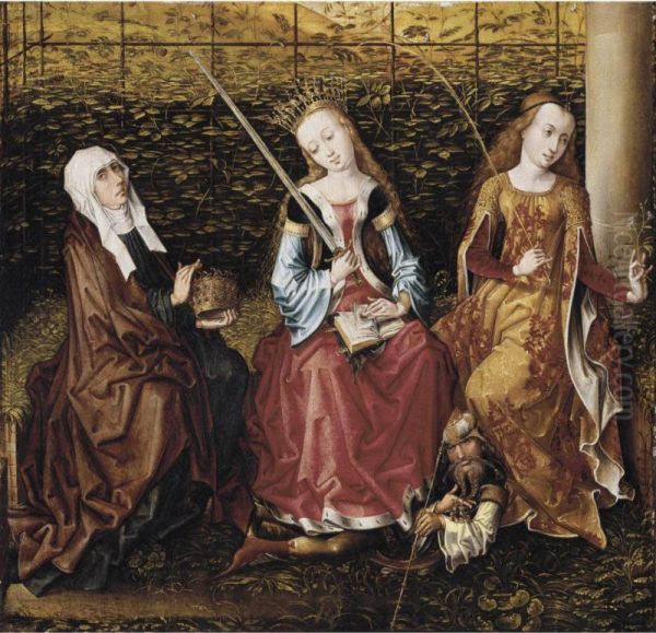 Saint Catherine Of Alexandria by Sainte Gudule Master of