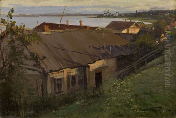 Evening In Rostov Oil Painting by Aleksander Vladimirovich Makovskii