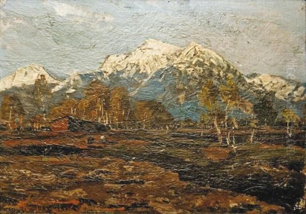 Les Montagnes Oil Painting by Aleksander Vladimirovich Makovskii