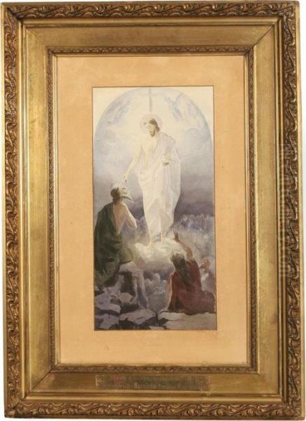 Theresurrection Oil Painting by Aleksander Vladimirovich Makovskii