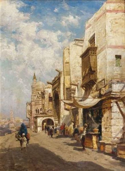 Le Caire Oil Painting by Nikolai Egorovich Makovsky