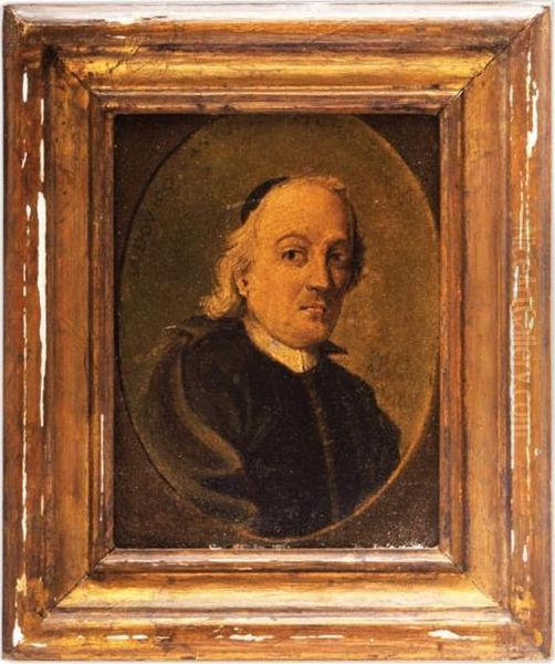 Retrato De Ludovico Antonio Muratori. Oil Painting by Adeodato Malatesta