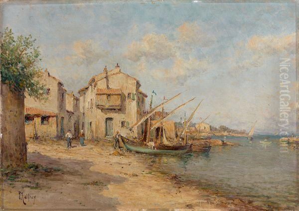 Sausset-les-pins, Provence Oil Painting by Charles Malfroy