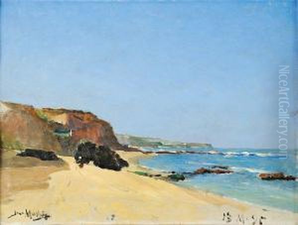 Foz Do Arelho Oil Painting by Jose Malhoa