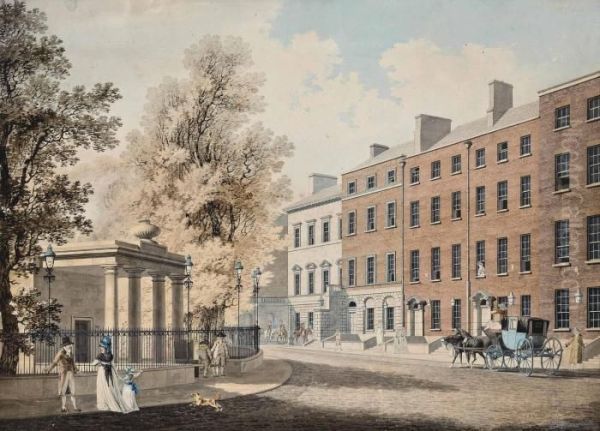 Charlemont House, Dublin Oil Painting by James Malton