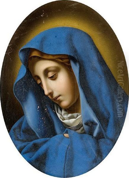 Mater Dolorosa Oil Painting by Bartolomeo Mancini