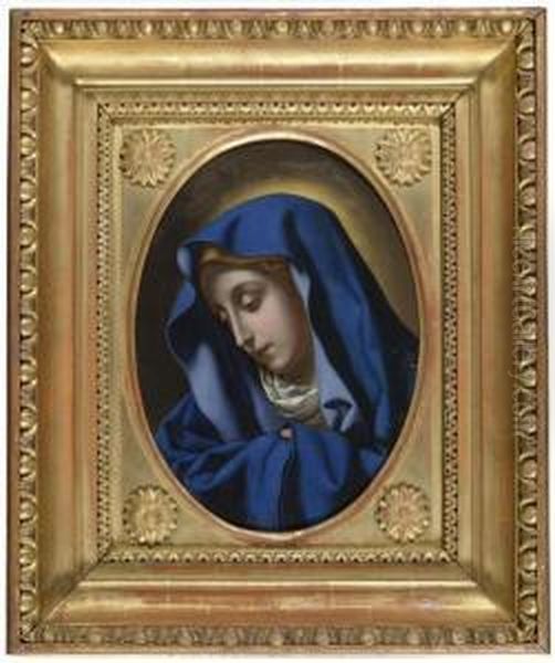 Madonna. Oil Painting by Bartolomeo Mancini